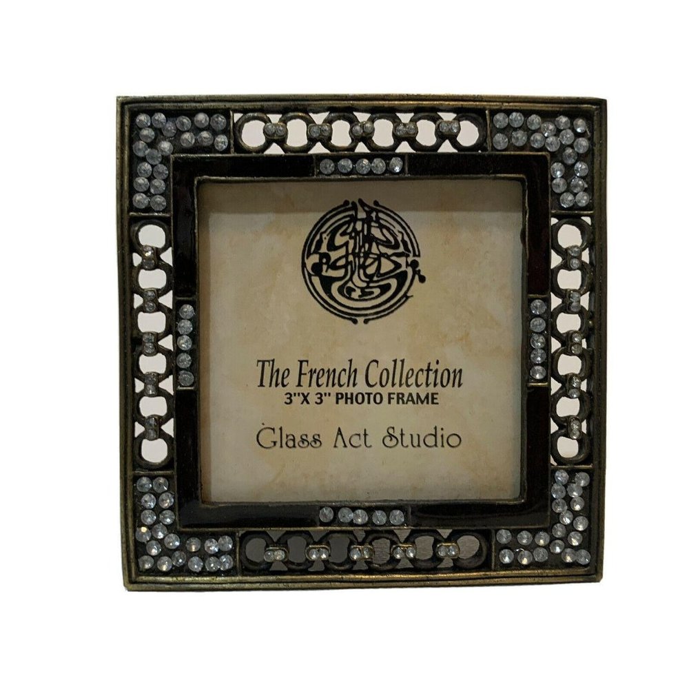 Vtg Glass Act Studio The French Collection Square